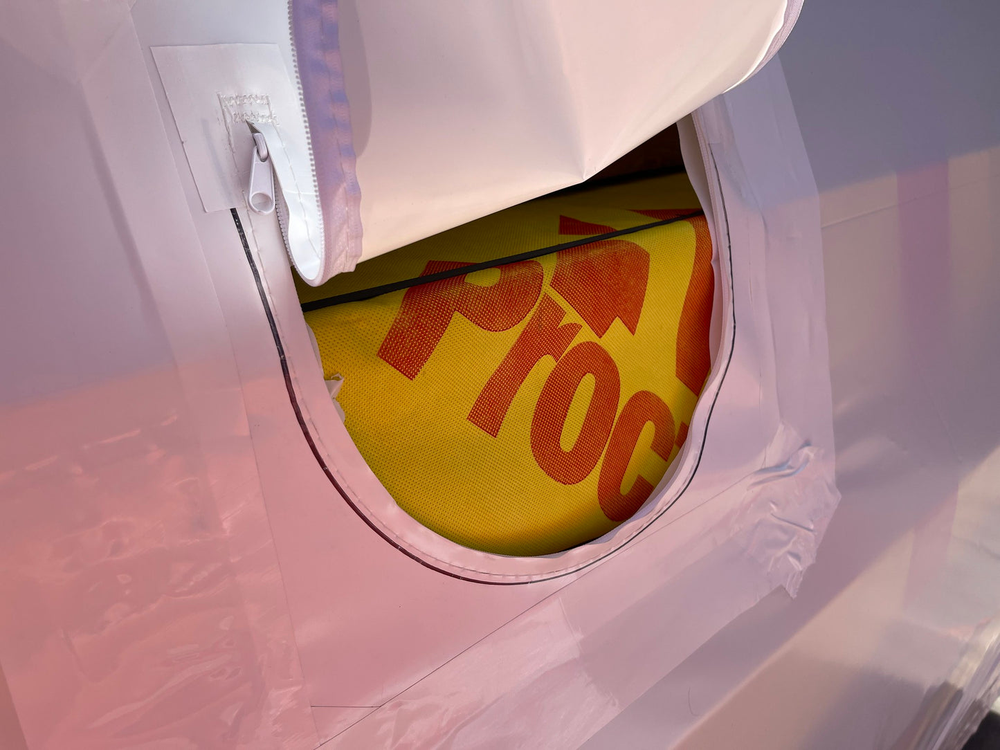 Zipped Inspection Hatch