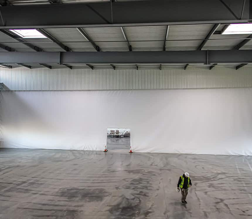 Temporary Scaffold Screen – Buckinghamshire