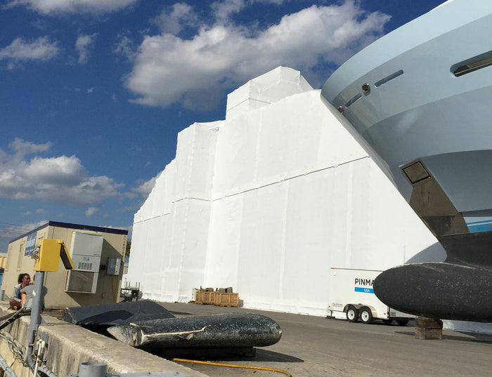 Superyacht Painting Tents