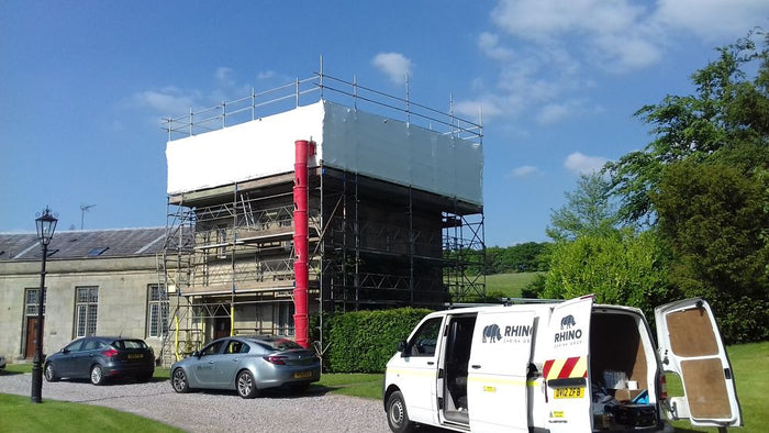 Temporary Roof for Listed Building in Staffordshire