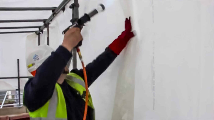How Do I Make Vertical Joins Between Sheets of Scaffold Shrink Wrap?