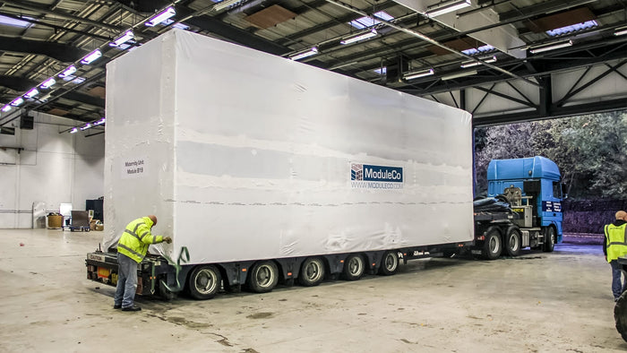 How to Shrink Wrap a Modular Buildings?