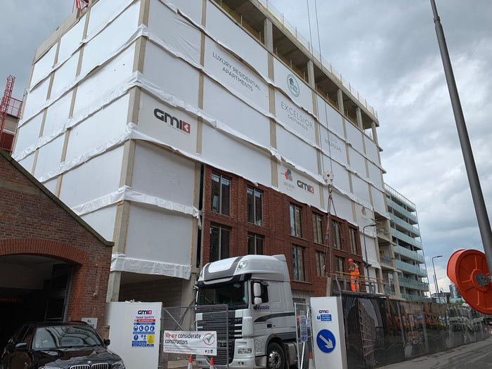 Construction Screens for Excelsior Castlefield, Manchester