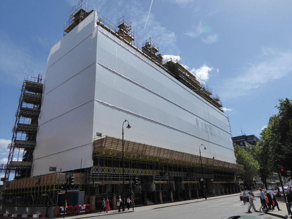 Scaffold Shrink Wrapping – London