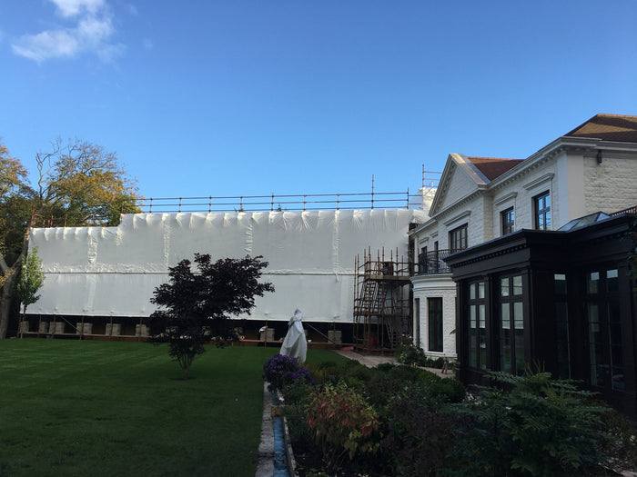 Temporary Roof and Scaffold Sheeting, Douglas, Isle of Man
