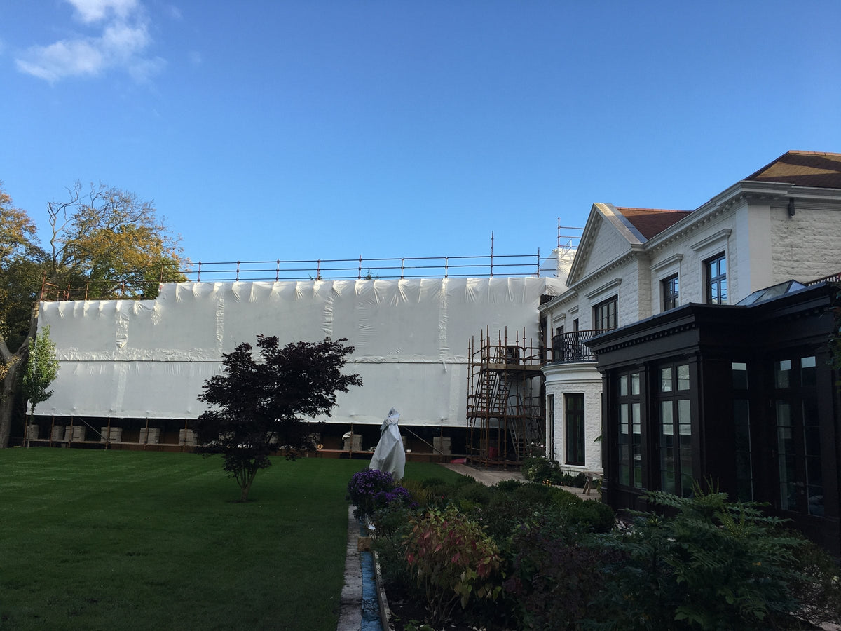 Temporary Roof and Scaffold Sheeting, Douglas, Isle of Man