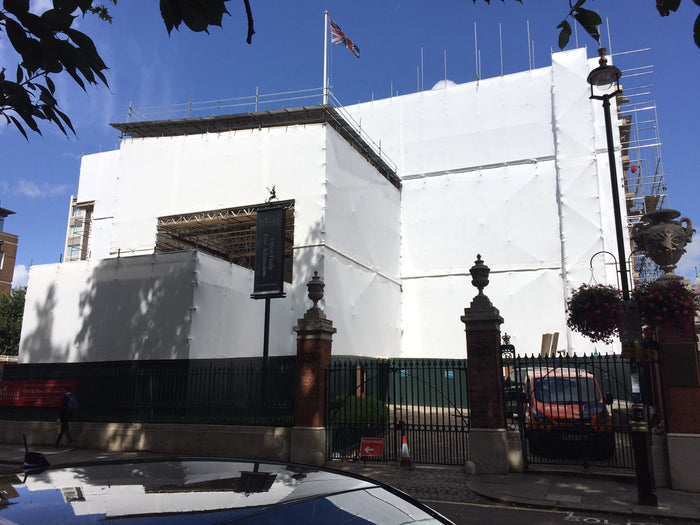 LPS1207 Scaffold Sheeting at the Wallace Collection, Manchester Square, London