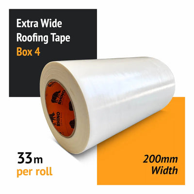Extra Wide Shrink Wrap Tape (200mm wide x 33m long roll)