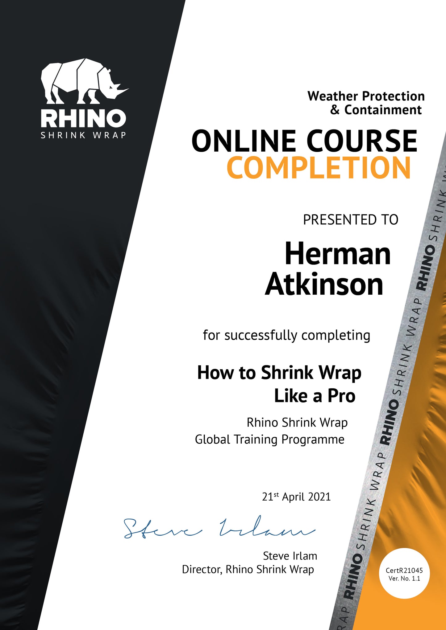 How To Shrink Wrap Scaffolding Like a Pro - Online Training Course