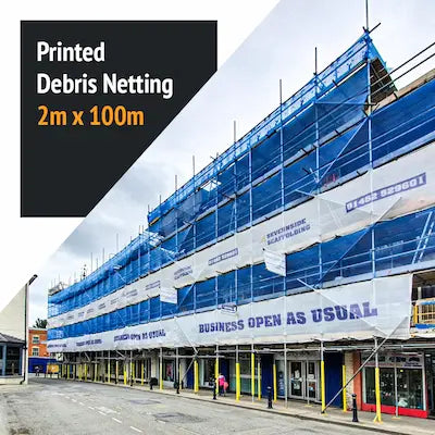 Custom Printed Debris Netting - 2m x 100m