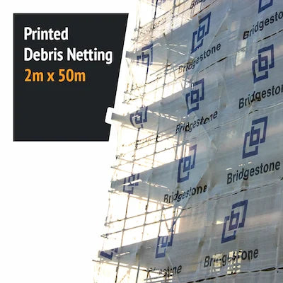 Custom Printed Debris Netting - 2m x 50m