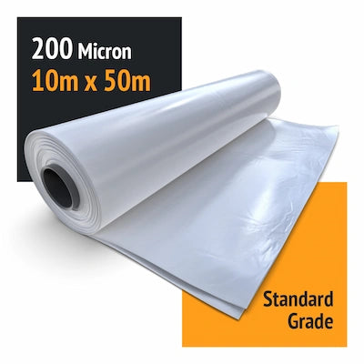 Shrink Wrap Film 200 Micron 10m x 50m - Industrial & Marine