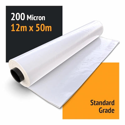 Shrink Wrap Film 200 Micron 12m x 50m - Industrial & Marine