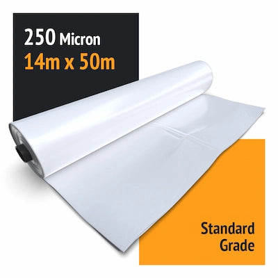 Shrink Wrap Film 250 Micron 14m x 50m - Construction & Industrial