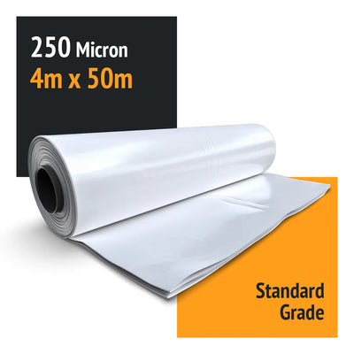 Shrink Wrap Film 250 Micron 4m x 50m - Construction & Industrial