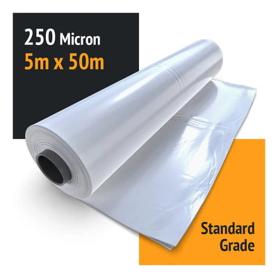 Shrink Wrap Film 250 Micron 5m x 50m - Construction & Industrial