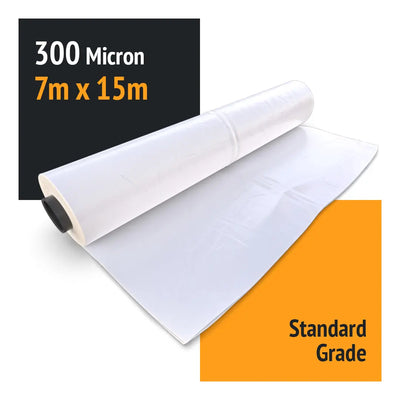 Shrink Wrap Film 300 micron 7m x 15m - For Scaffolding