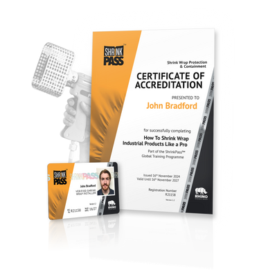How To Shrink Wrap Industrial Products Like a Pro - IN PERSON Certified Training Course