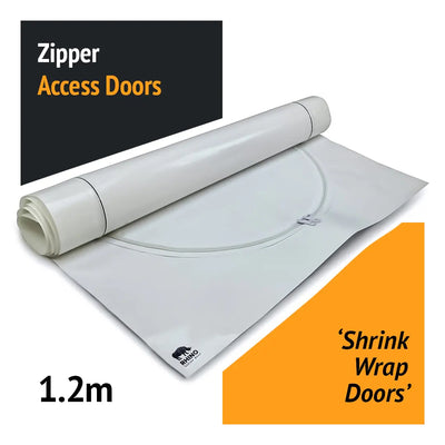 1.2m Zipper Access Doors (Shrink Wrap Doors)