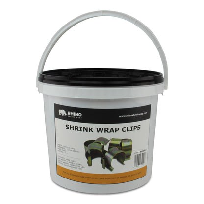 scaffold shrink wrap clips closed tub