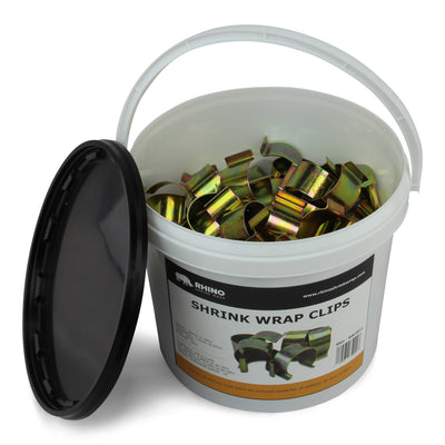 scaffold shrink wrap clips open tub